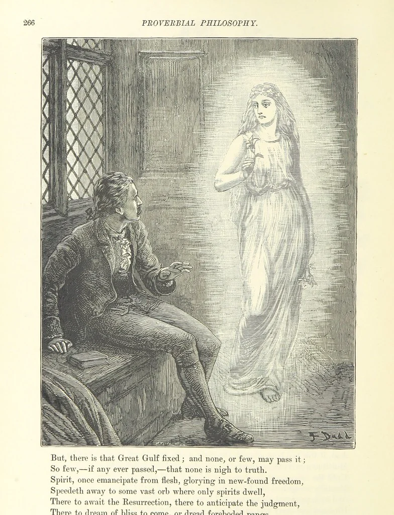 An illustration from Proverbial Philosophy in four series; now first complete, etc, 1881, leaf 288