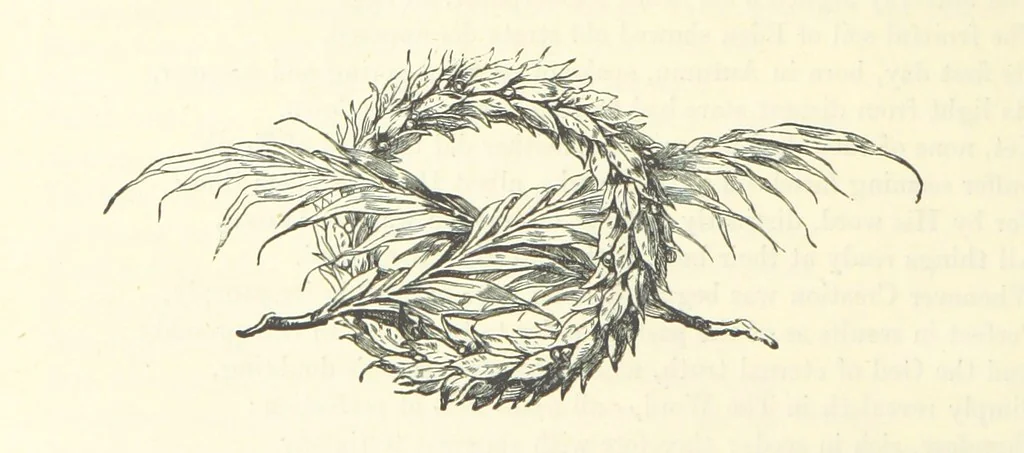 An illustration from Proverbial Philosophy in four series; now first complete, etc, 1881, leaf 296