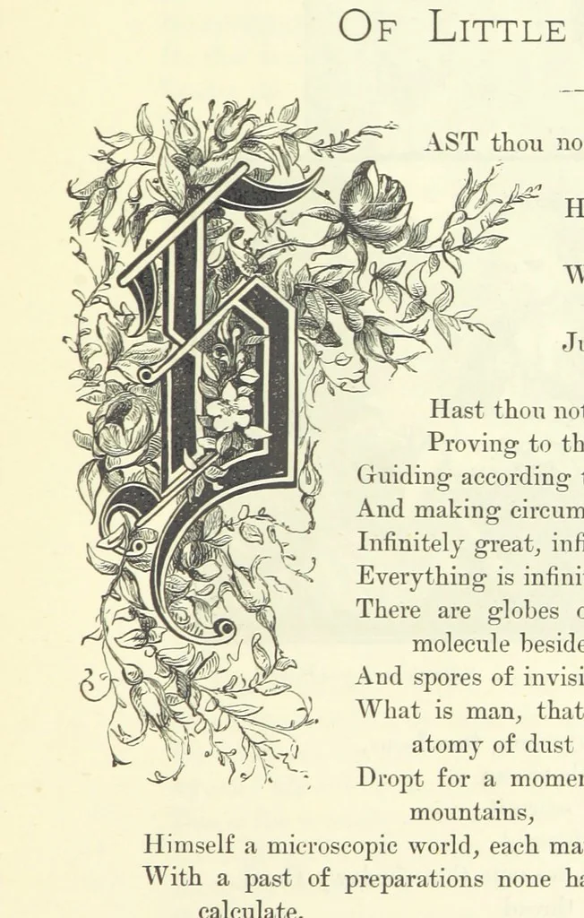 An illustration from Proverbial Philosophy in four series; now first complete, etc, 1881, leaf 297