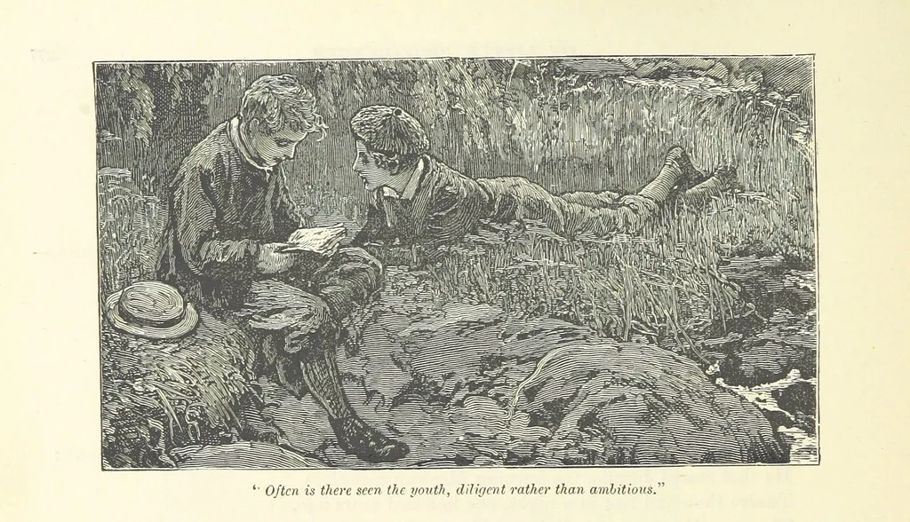 An illustration from Proverbial Philosophy in four series; now first complete, etc, 1881, leaf 300