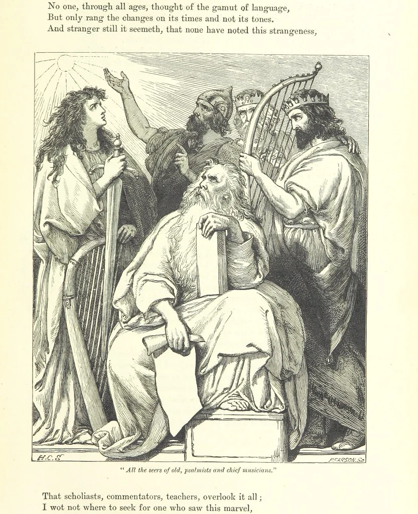 An illustration from Proverbial Philosophy in four series; now first complete, etc, 1881, leaf 307