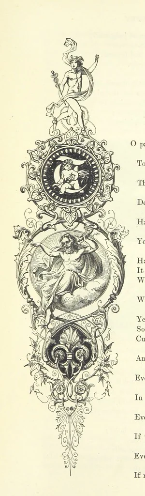 An illustration from Proverbial Philosophy in four series; now first complete, etc, 1881, leaf 309