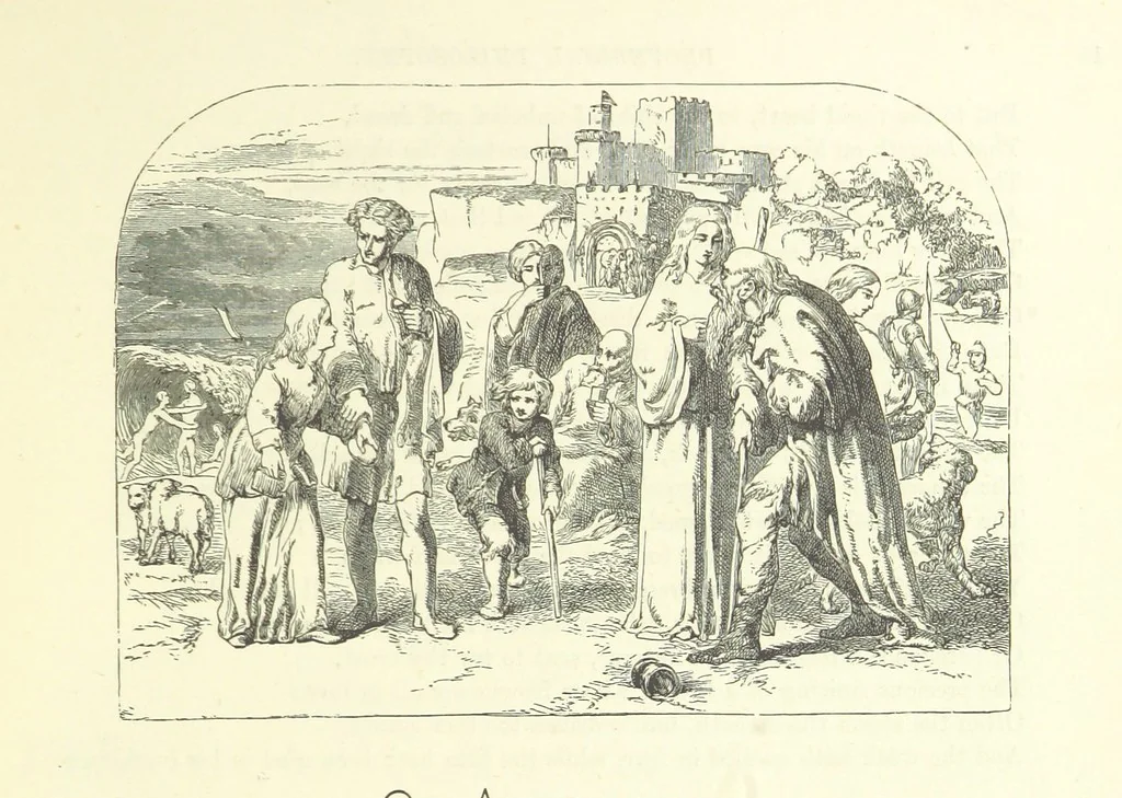An illustration from Proverbial Philosophy in four series; now first complete, etc, 1881, leaf 31