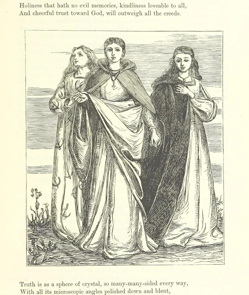 An illustration from Proverbial Philosophy in four series; now first complete, etc, 1881, leaf 315