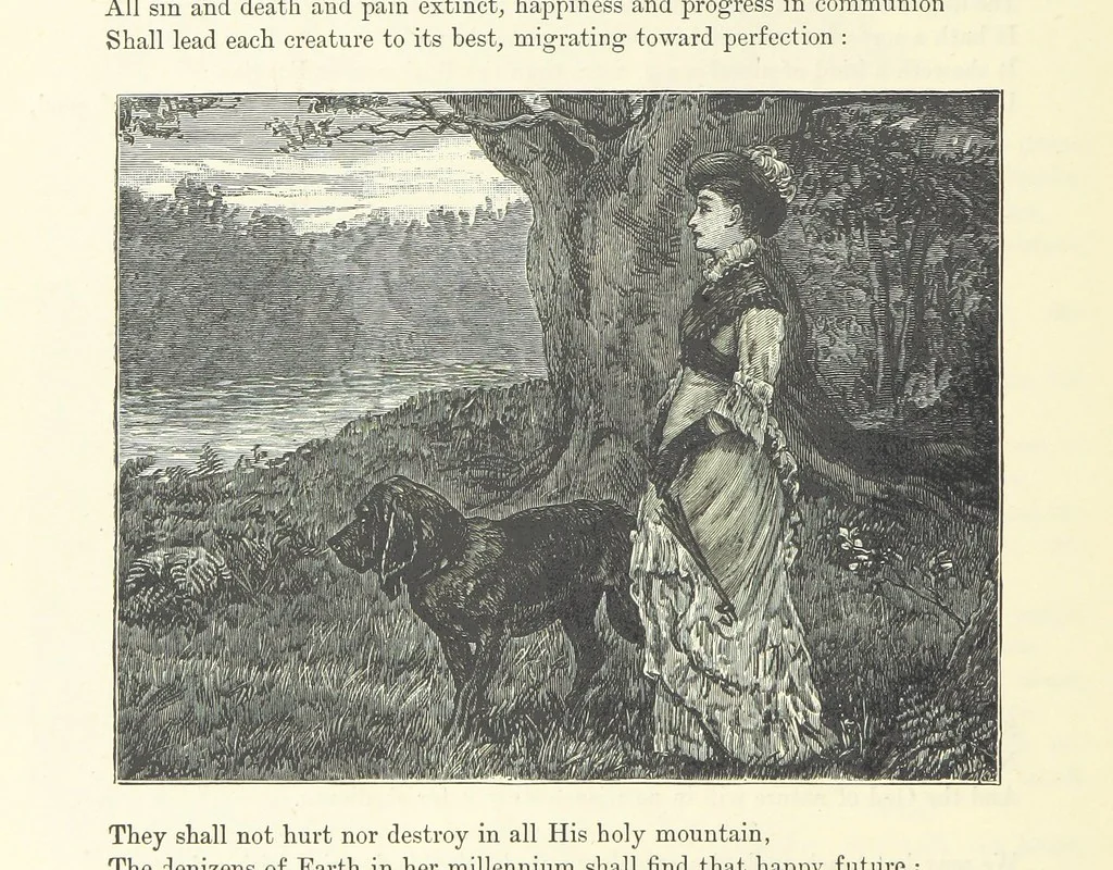 An illustration from Proverbial Philosophy in four series; now first complete, etc, 1881, leaf 320