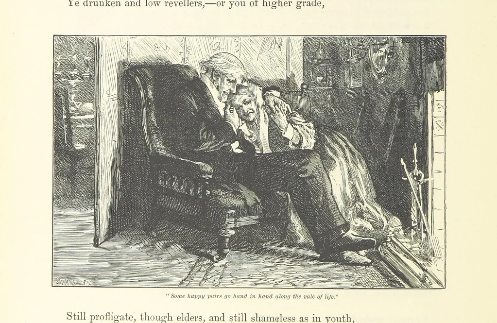 An illustration from Proverbial Philosophy in four series; now first complete, etc, 1881, leaf 328