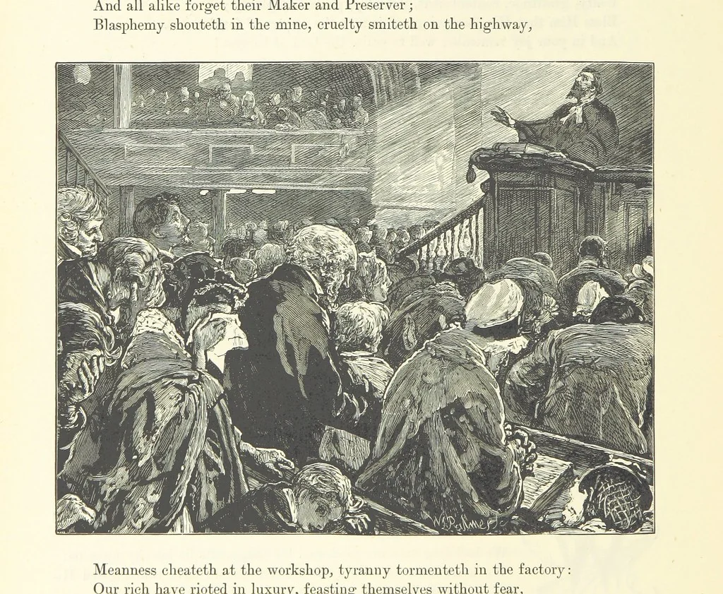 An illustration from Proverbial Philosophy in four series; now first complete, etc, 1881, leaf 334