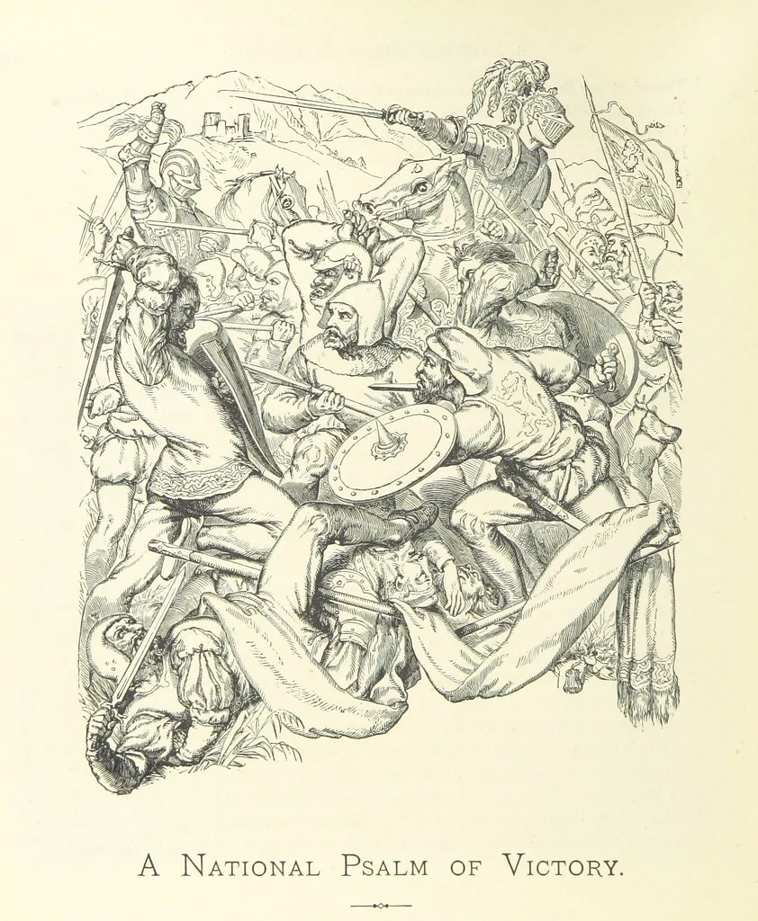An illustration from Proverbial Philosophy in four series; now first complete, etc, 1881, leaf 336