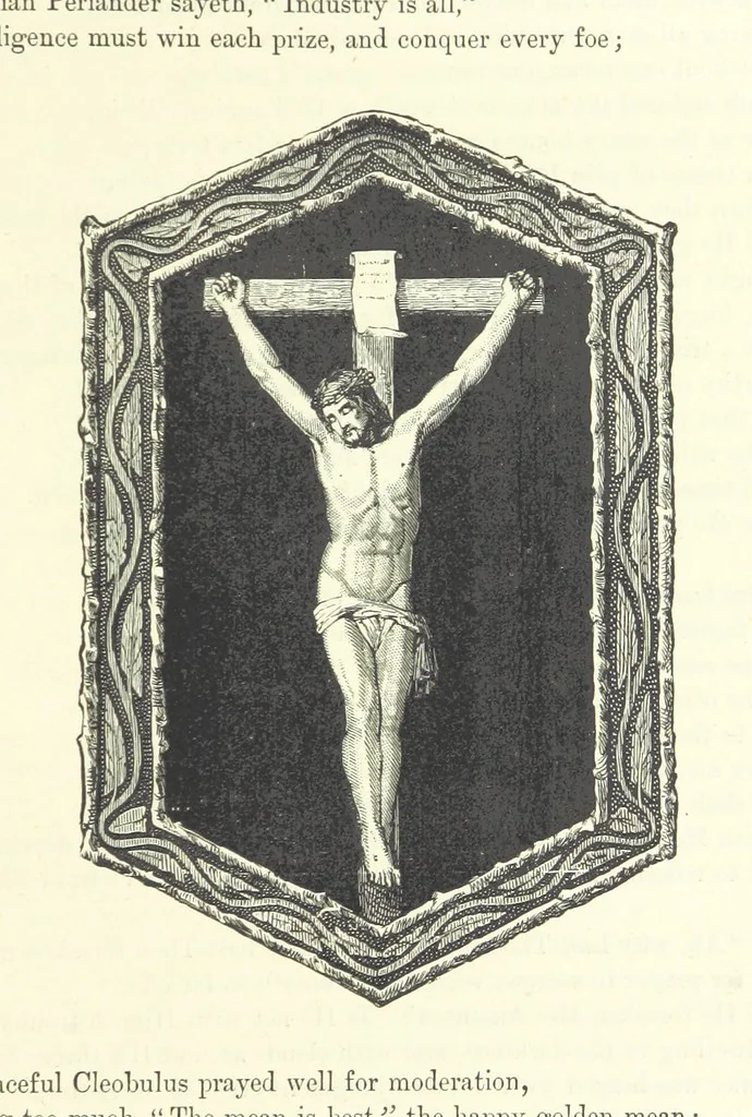 An illustration from Proverbial Philosophy in four series; now first complete, etc, 1881, leaf 339