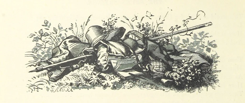 An illustration from Proverbial Philosophy in four series; now first complete, etc, 1881, leaf 342