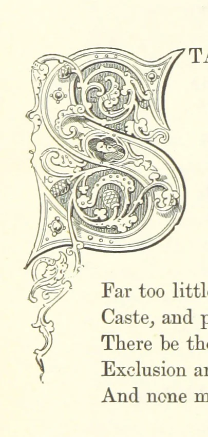 An illustration from Proverbial Philosophy in four series; now first complete, etc, 1881, leaf 364