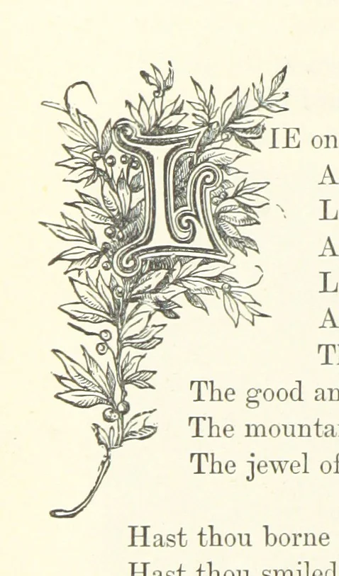 An illustration from Proverbial Philosophy in four series; now first complete, etc, 1881, leaf 402