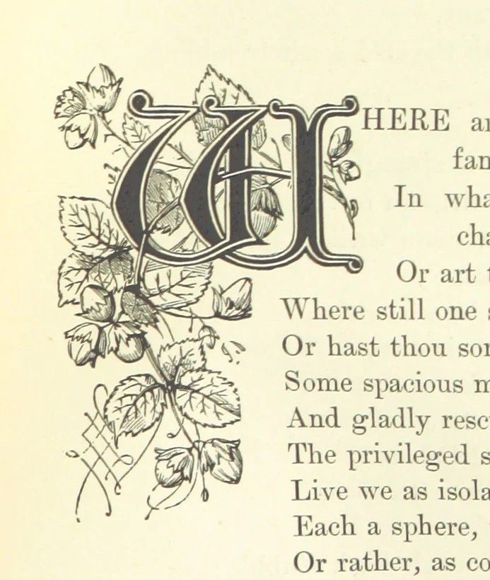 An illustration from Proverbial Philosophy in four series; now first complete, etc, 1881, leaf 45