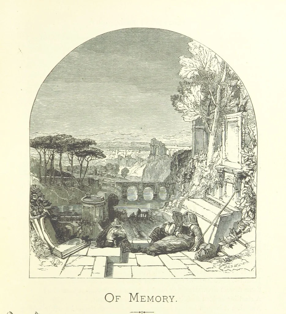 An illustration from Proverbial Philosophy in four series; now first complete, etc, 1881, leaf 45