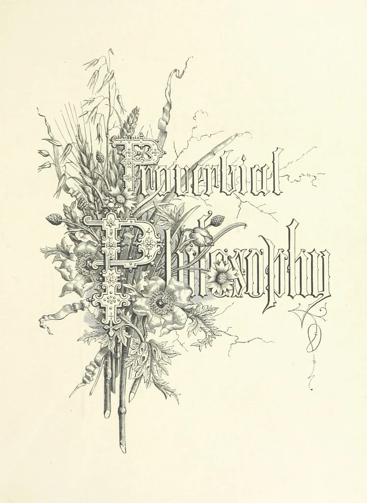 An illustration from Proverbial Philosophy in four series; now first complete, etc, 1881, leaf 5