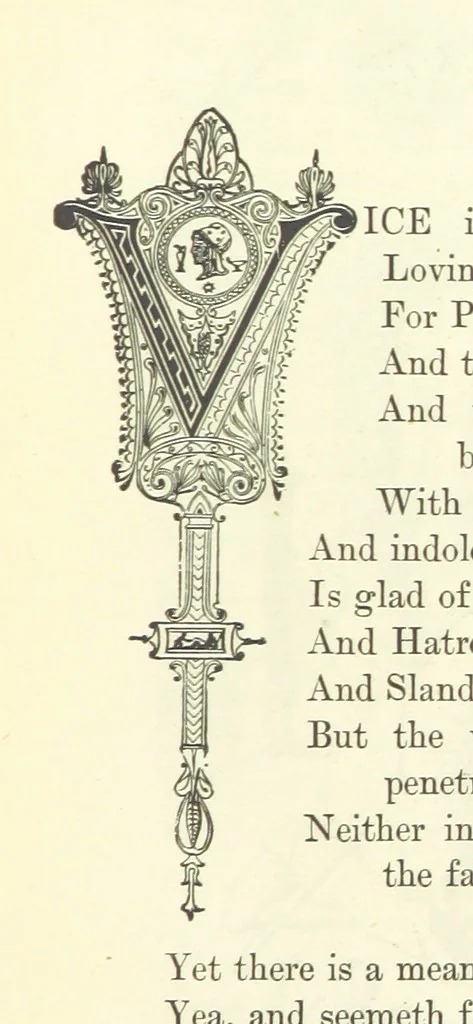 An illustration from Proverbial Philosophy in four series; now first complete, etc, 1881, leaf 59