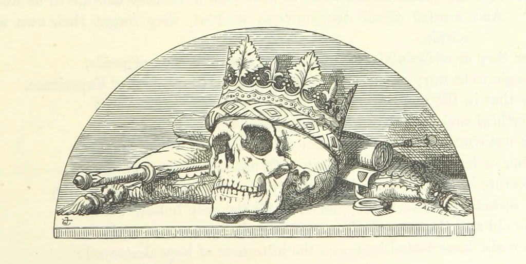 An illustration from Proverbial Philosophy in four series; now first complete, etc, 1881, leaf 63
