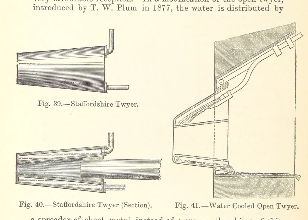 An illustration from The Metallurgy of Iron and Steel ... vol. I. The Metallurgy of Iron, 1895, leaf 150