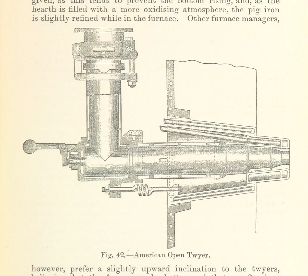 An illustration from The Metallurgy of Iron and Steel ... vol. I. The Metallurgy of Iron, 1895, leaf 151
