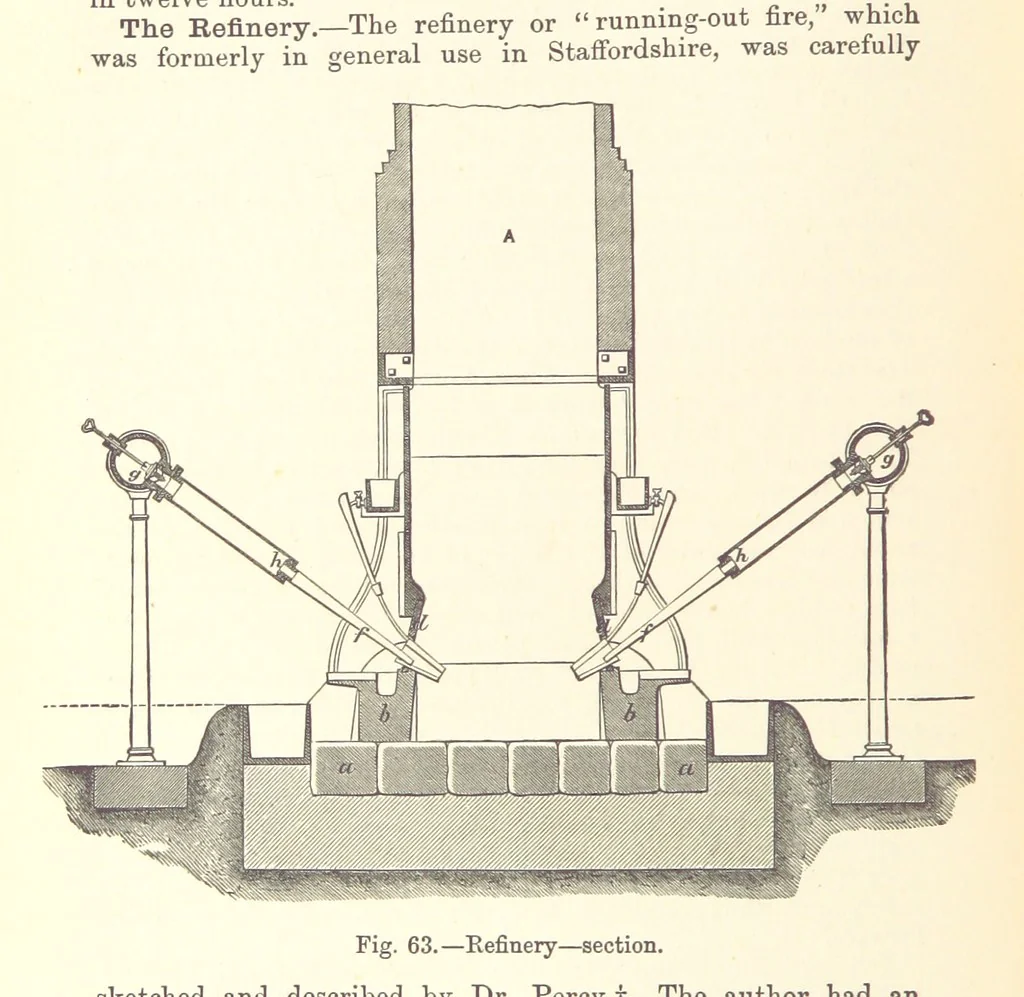 An illustration from The Metallurgy of Iron and Steel ... vol. I. The Metallurgy of Iron, 1895, leaf 292
