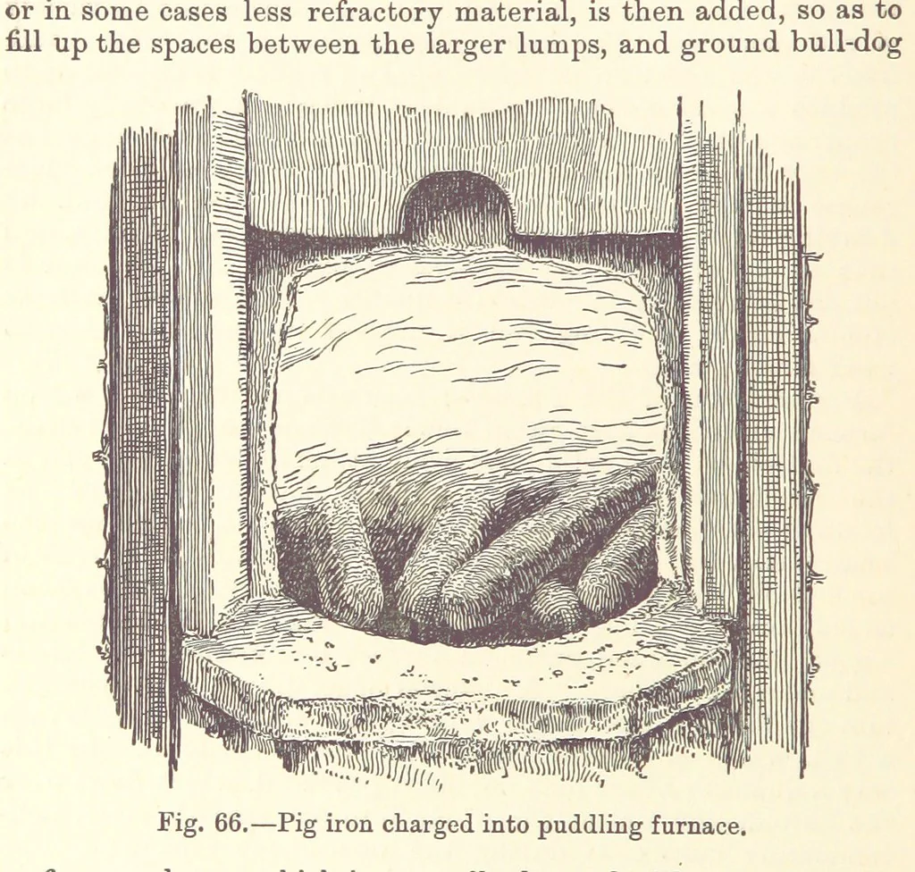 An illustration from The Metallurgy of Iron and Steel ... vol. I. The Metallurgy of Iron, 1895, leaf 310