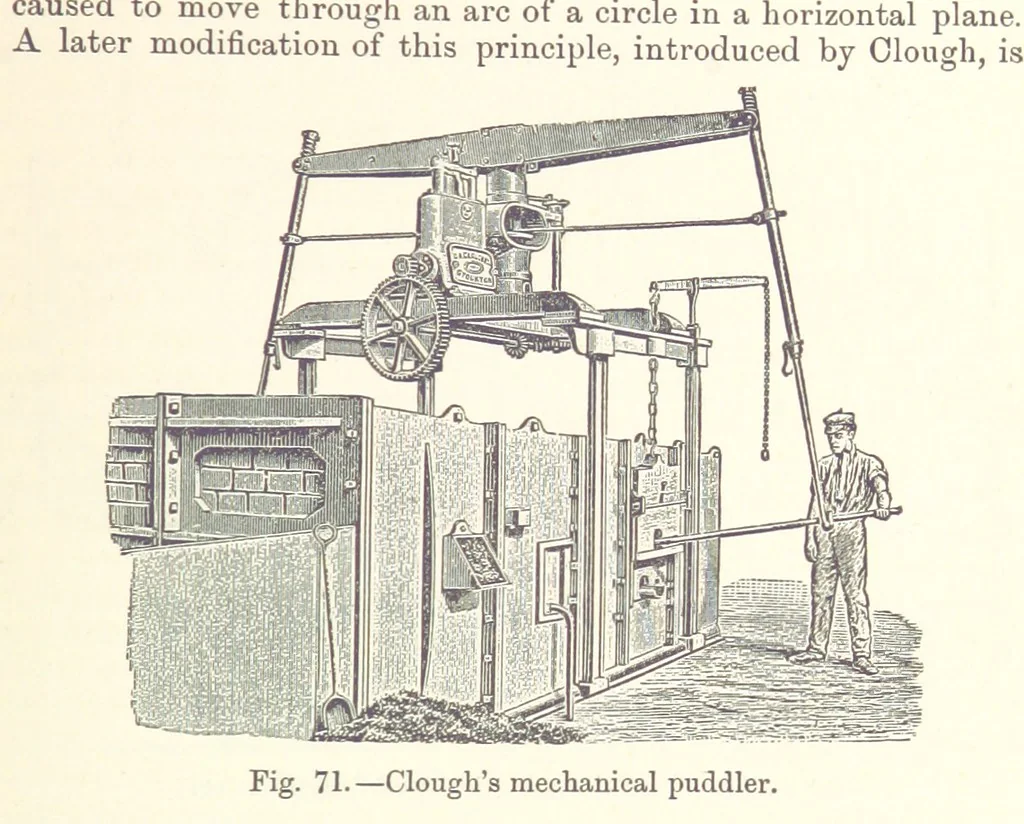 An illustration from The Metallurgy of Iron and Steel ... vol. I. The Metallurgy of Iron, 1895, leaf 331