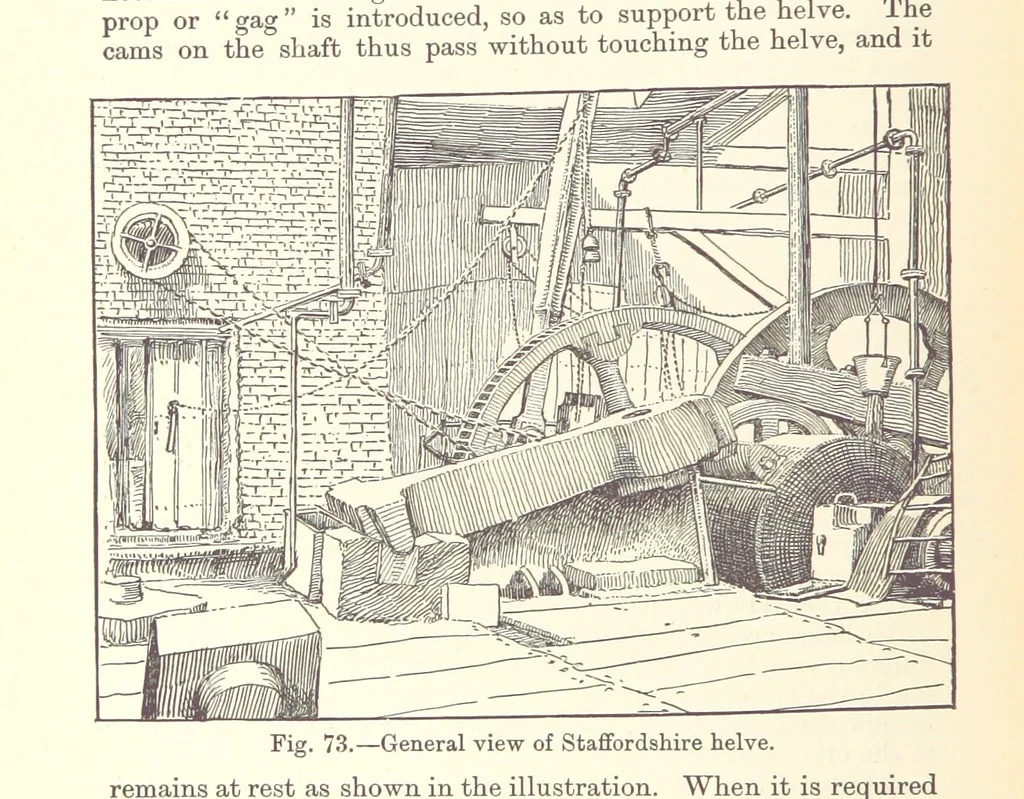 An illustration from The Metallurgy of Iron and Steel ... vol. I. The Metallurgy of Iron, 1895, leaf 336
