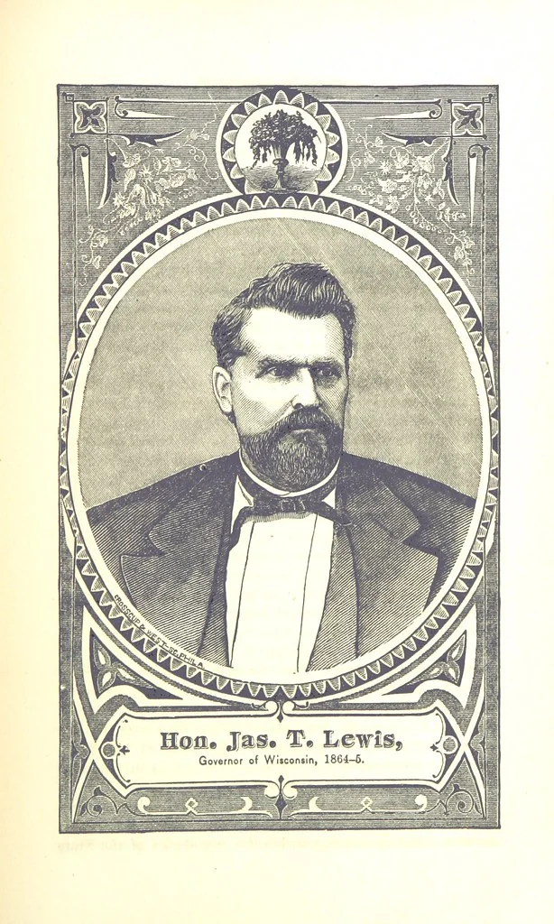 An illustration from An Illustrated History of the State of Wisconsin, etc, 1875, leaf 81