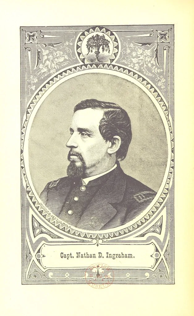 An illustration from A New Centennial History of the State of Kansas, etc, 1876, leaf 596