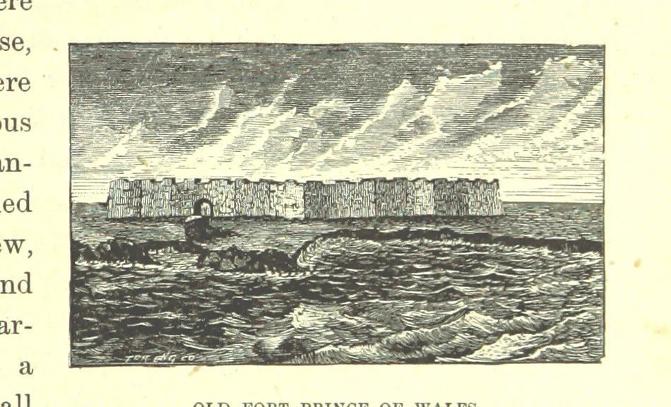 An illustration from Our North Land: being a full account of the Canadian North-West and Hudson's Bay Route, together with a narrative of the experiences of the Hudson's Bay Expedition of 1884 ... Illustrated, etc, 1885, leaf 149