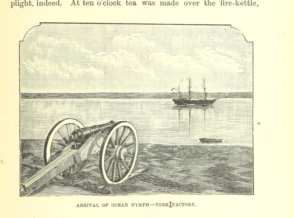 An illustration from Our North Land: being a full account of the Canadian North-West and Hudson's Bay Route, together with a narrative of the experiences of the Hudson's Bay Expedition of 1884 ... Illustrated, etc, 1885, leaf 155