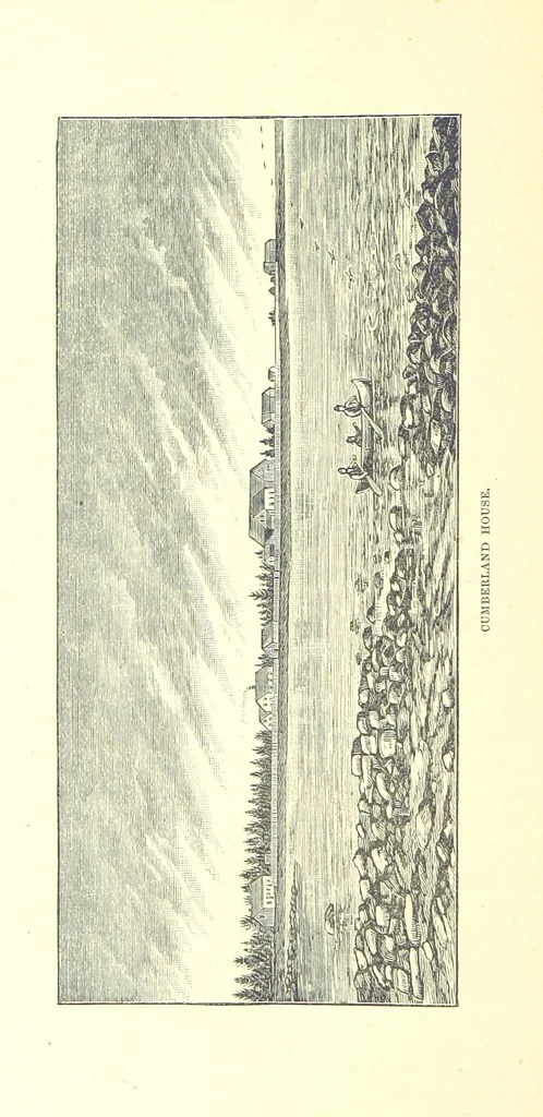 An illustration from Our North Land: being a full account of the Canadian North-West and Hudson's Bay Route, together with a narrative of the experiences of the Hudson's Bay Expedition of 1884 ... Illustrated, etc, 1885, leaf 340