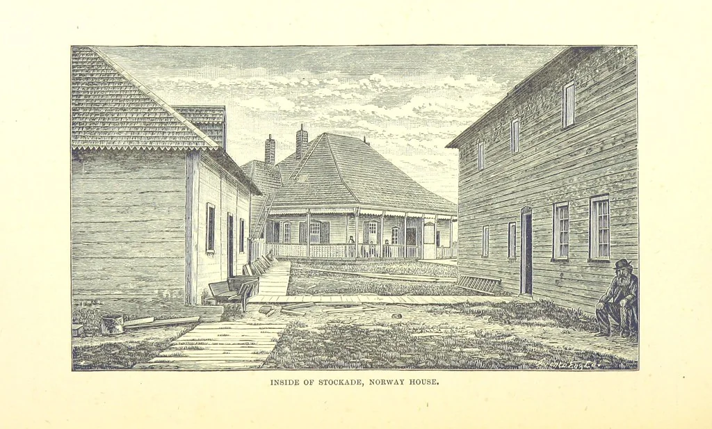 An illustration from Our North Land: being a full account of the Canadian North-West and Hudson's Bay Route, together with a narrative of the experiences of the Hudson's Bay Expedition of 1884 ... Illustrated, etc, 1885, leaf 354