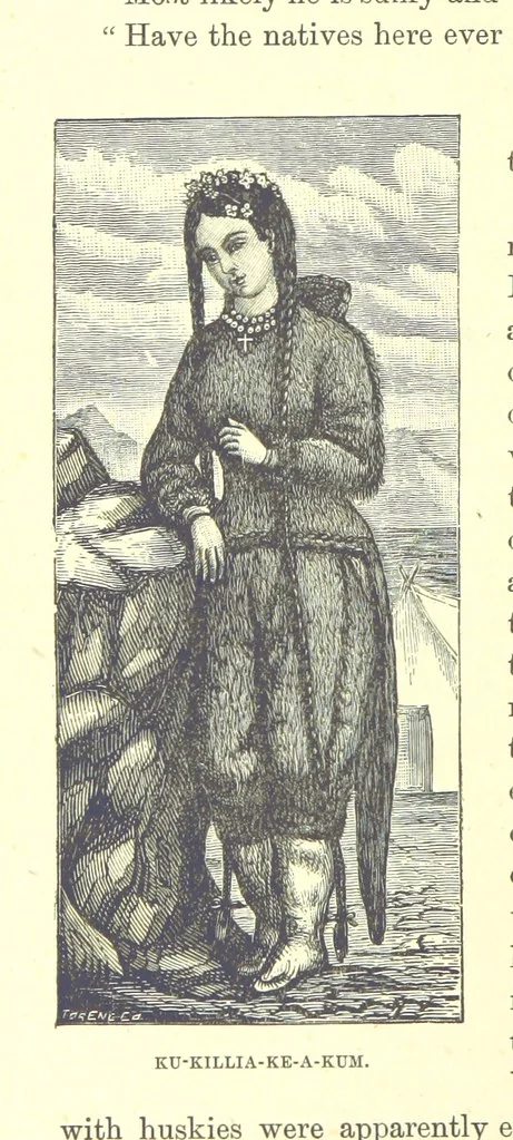 An illustration from Our North Land: being a full account of the Canadian North-West and Hudson's Bay Route, together with a narrative of the experiences of the Hudson's Bay Expedition of 1884 ... Illustrated, etc, 1885, leaf 90