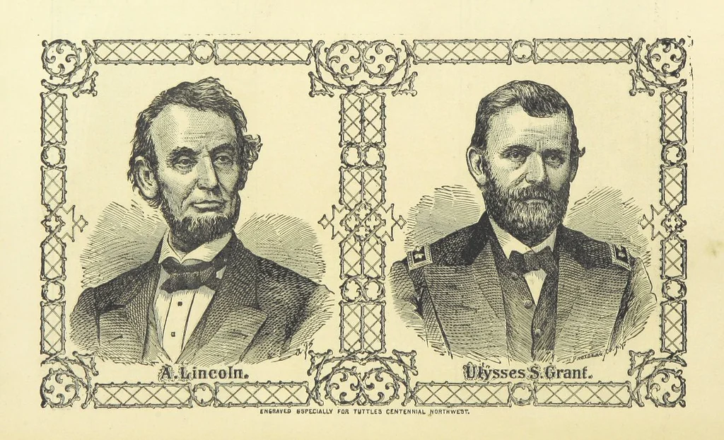 An illustration from The Centennial Northwest. An illustrated history of the Northwest, ... to the present time, etc, 1876, leaf 23