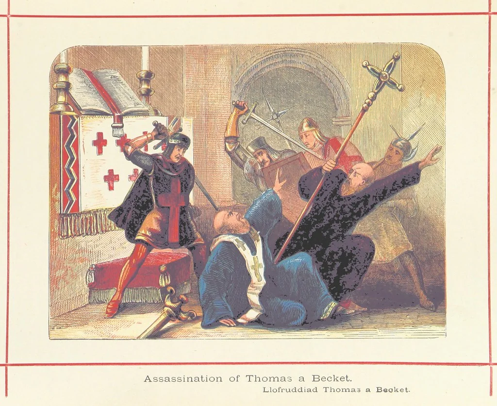 An illustration from A History of England for the Young, 1872, leaf 115