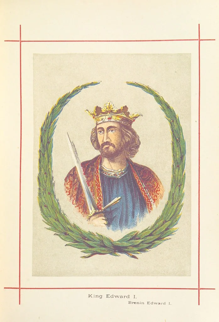 An illustration from A History of England for the Young, 1872, leaf 209