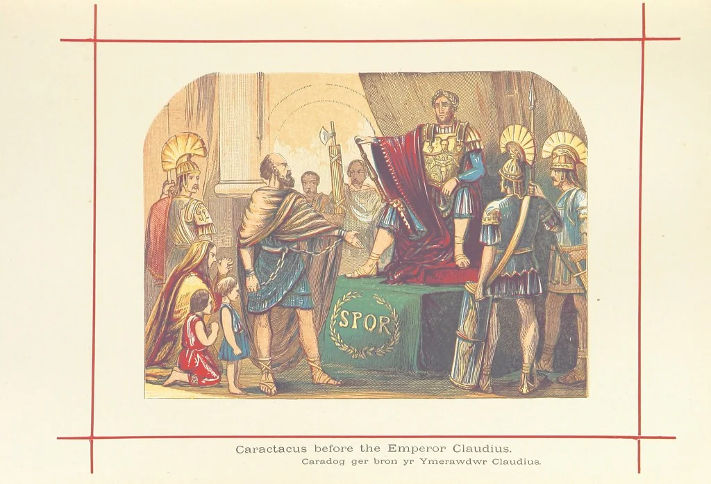 An illustration from A History of England for the Young, 1872, leaf 23