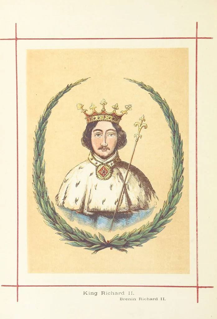 An illustration from A History of England for the Young, 1872, leaf 302
