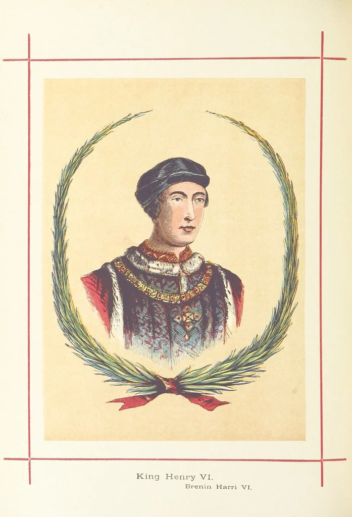 An illustration from A History of England for the Young, 1872, leaf 368