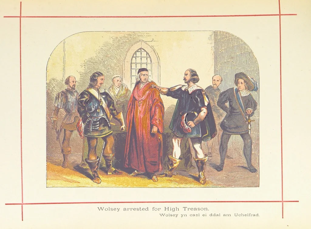 An illustration from A History of England for the Young, 1872, leaf 529