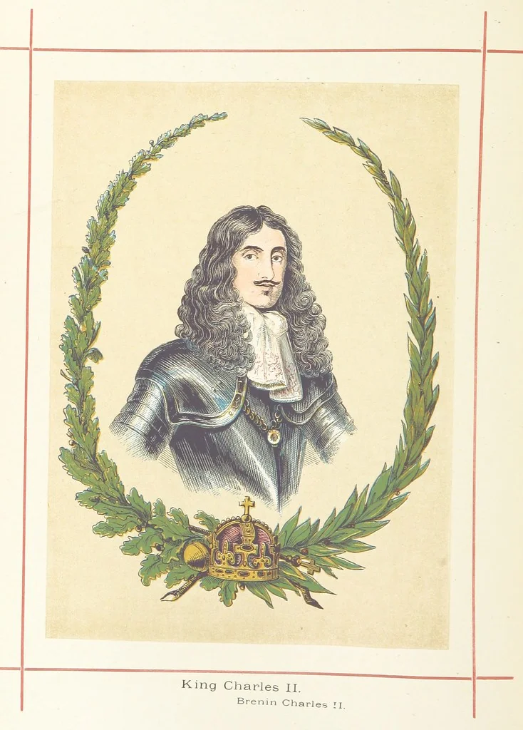 An illustration from A History of England for the Young, 1872, leaf 146