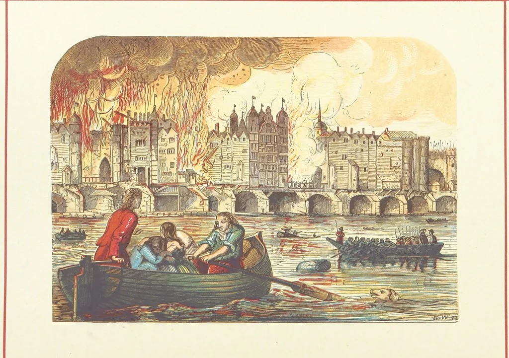 An illustration from A History of England for the Young, 1872, leaf 154