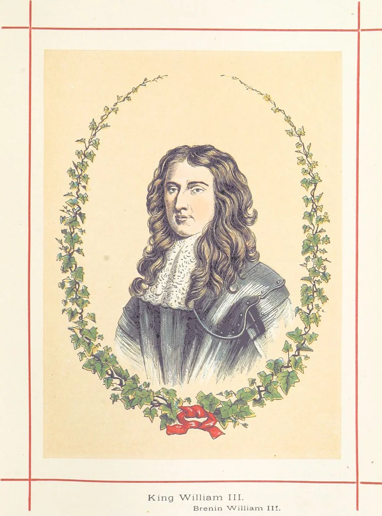 An illustration from A History of England for the Young, 1872, leaf 207