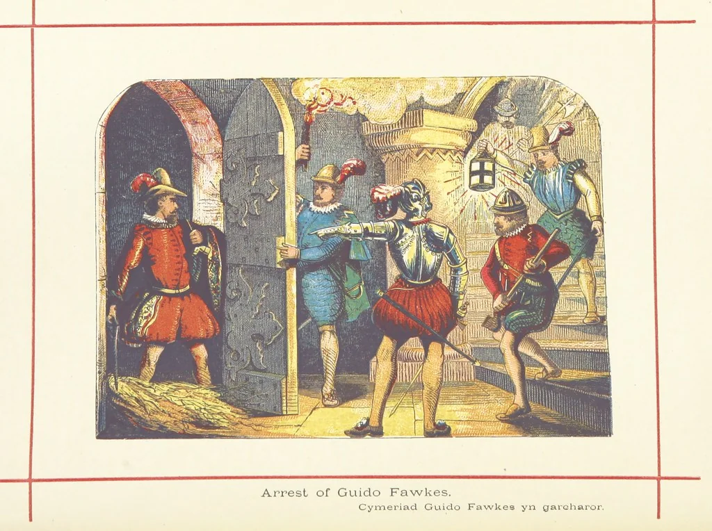 An illustration from A History of England for the Young, 1872, leaf 22