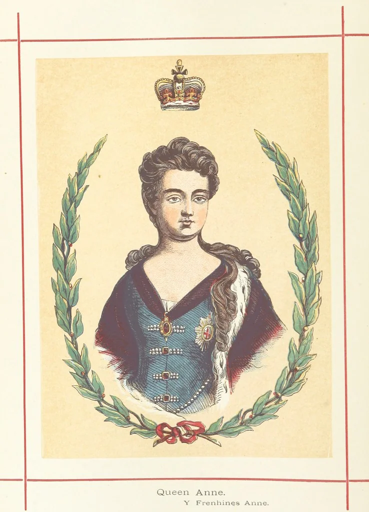 An illustration from A History of England for the Young, 1872, leaf 232