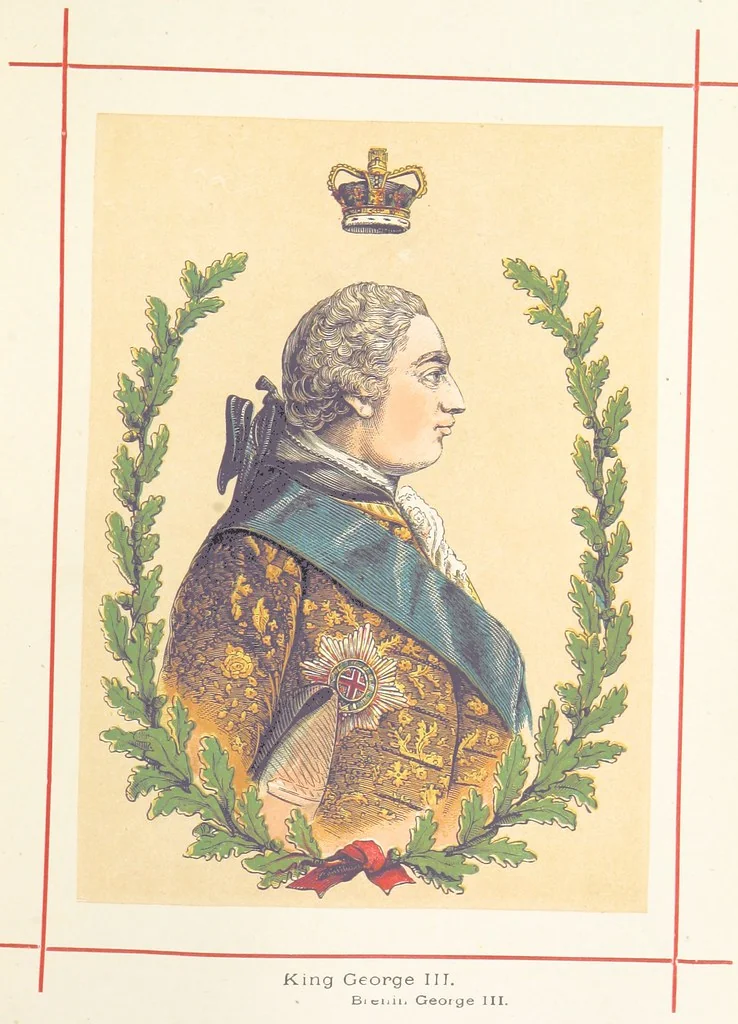 An illustration from A History of England for the Young, 1872, leaf 295