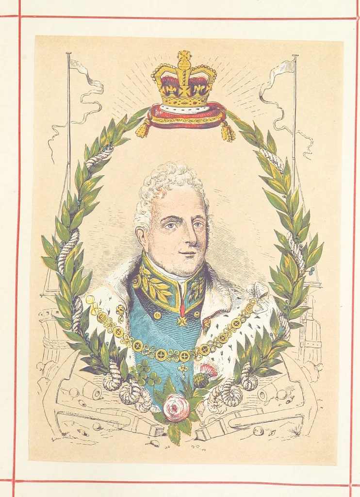 An illustration from A History of England for the Young, 1872, leaf 377