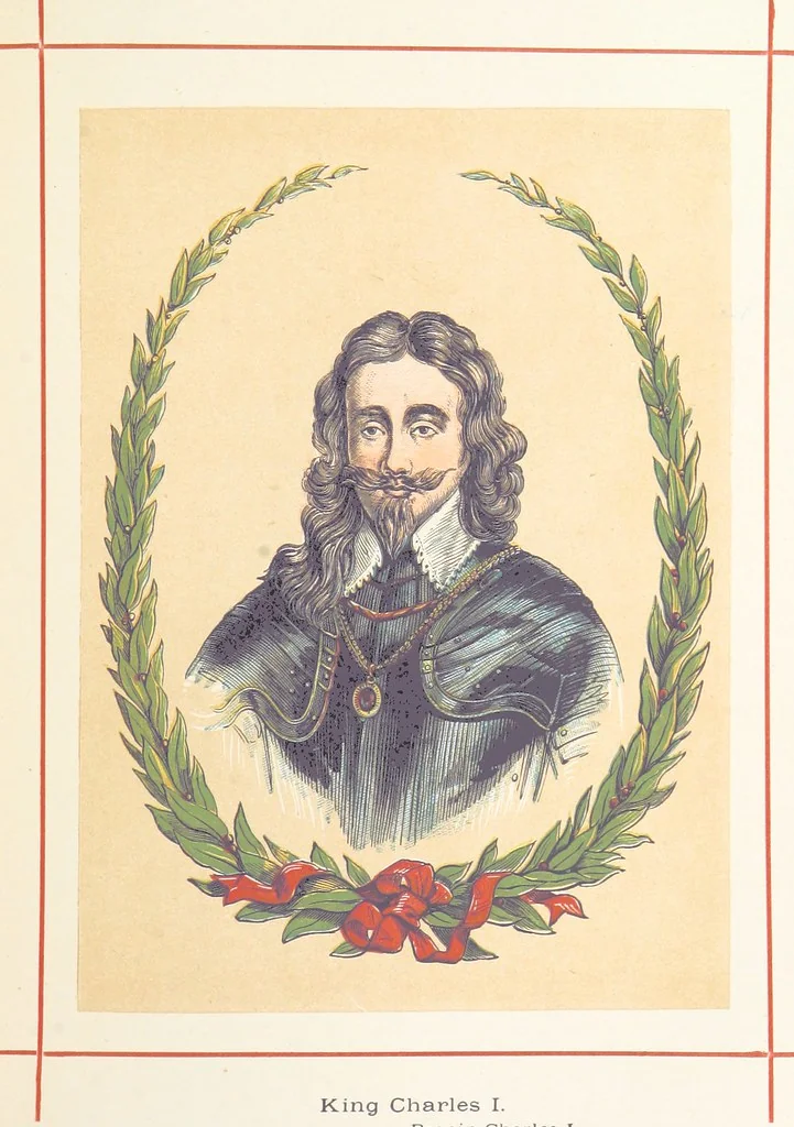 An illustration from A History of England for the Young, 1872, leaf 41