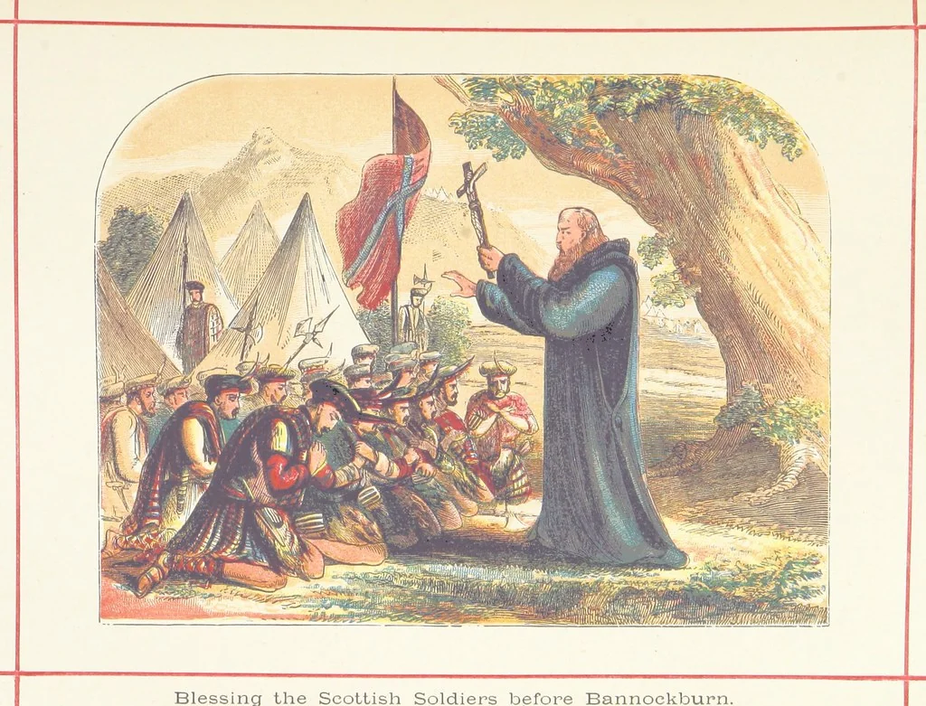 An illustration from A History of England for the Young, 1872, leaf 69